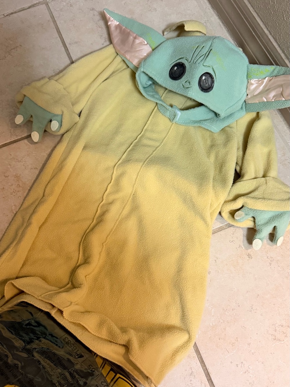 Two Toddler Costumes - Baby Grogu and Batman